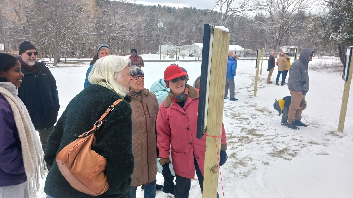 Community storytelling pathway opens at Hunt Library