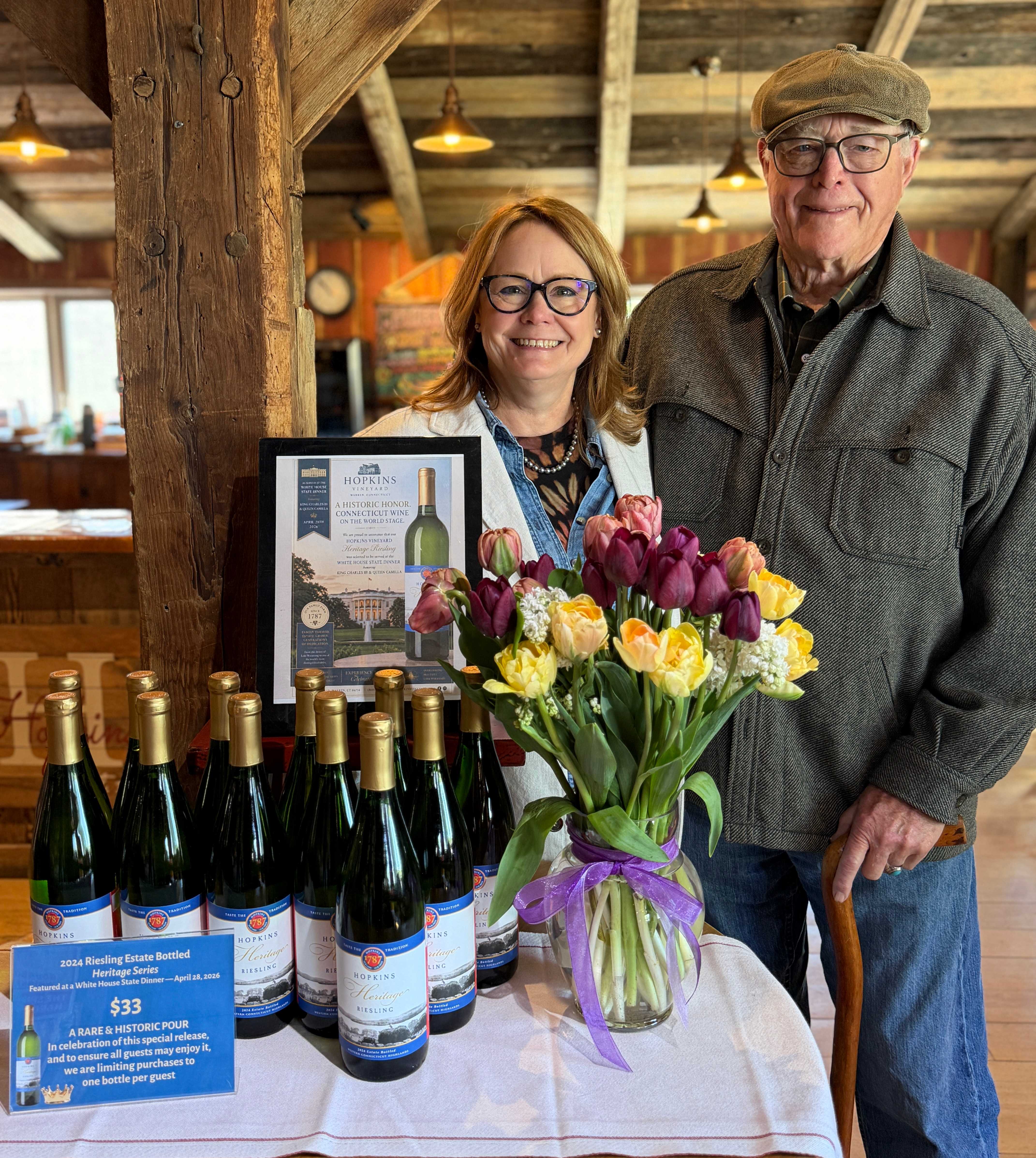 Wine fit for royalty: Northwest Connecticut wine served to King Charles III and queens at White House
