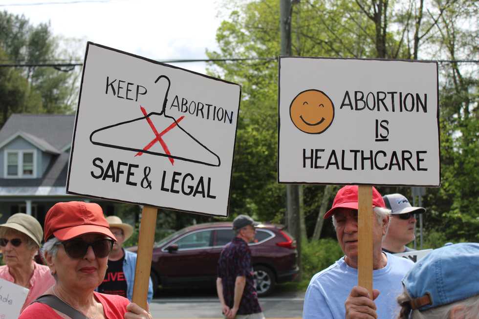 Abortion rights rally draws 200