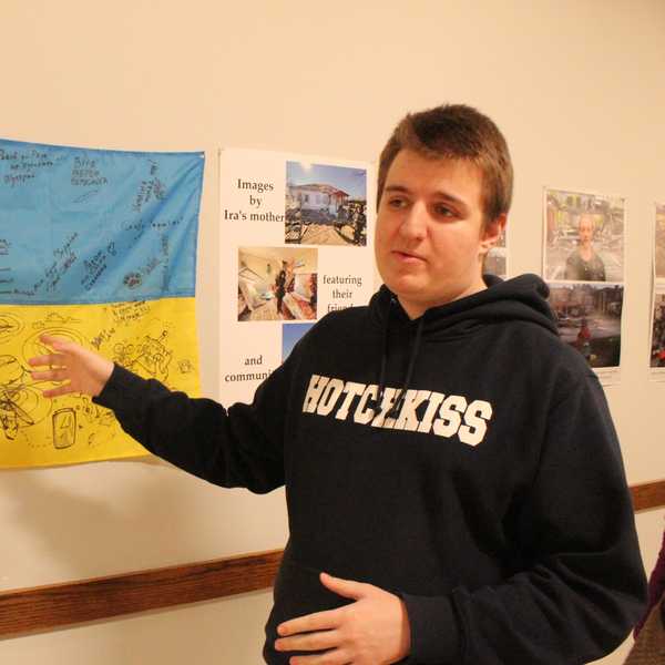 Students share scenes from war-torn Ukraine