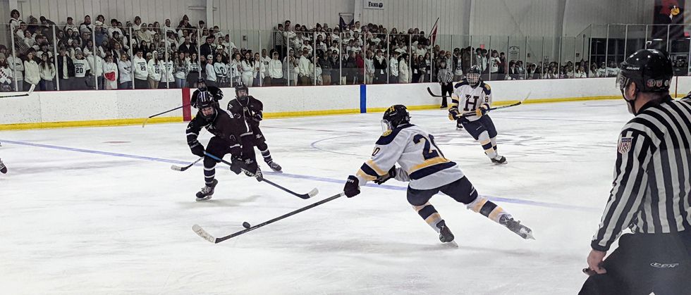 Housatonic co-op hockey  team honors Marcus Rogers