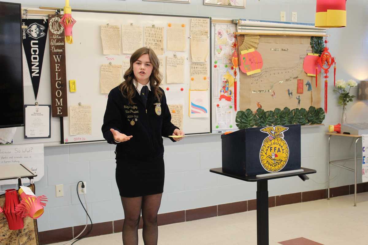 Housatonic Valley FFA student speakers contend at district-wide competition
