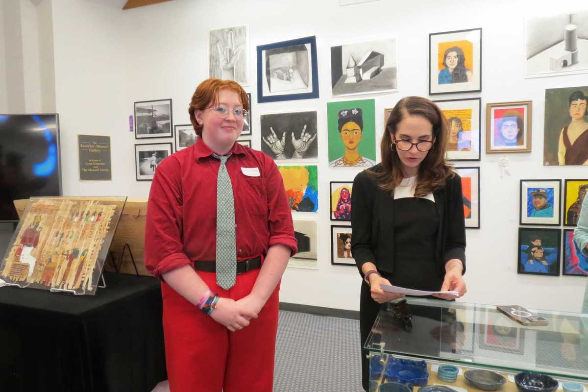 HVRHS student Alex Wilbur earns Warren Prindle art scholarship