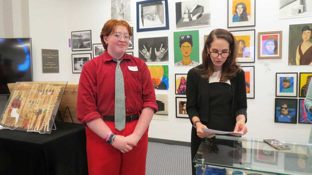 HVRHS student Alex Wilbur earns Warren Prindle art scholarship