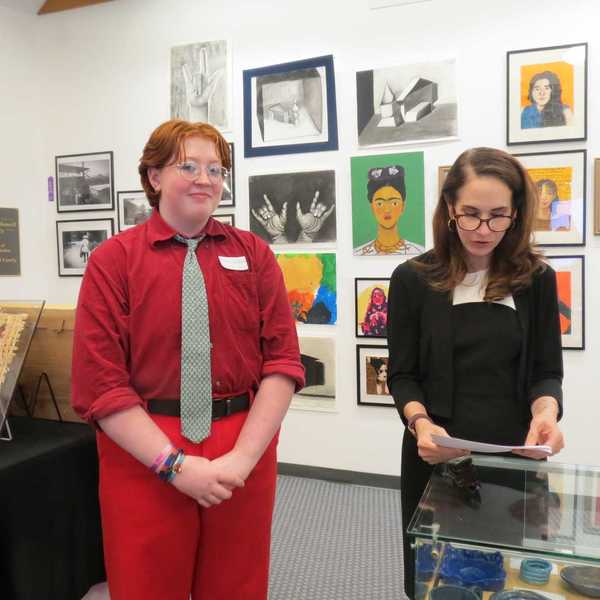 HVRHS student Alex Wilbur earns Warren Prindle art scholarship