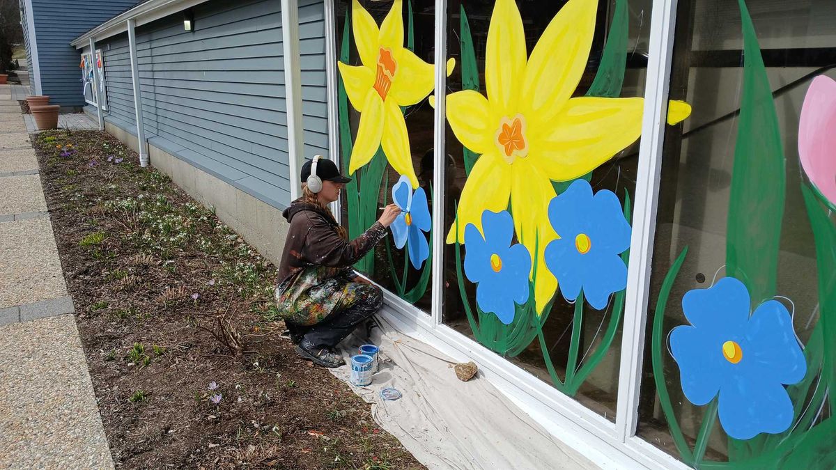 Spring windows at LaBonne’s