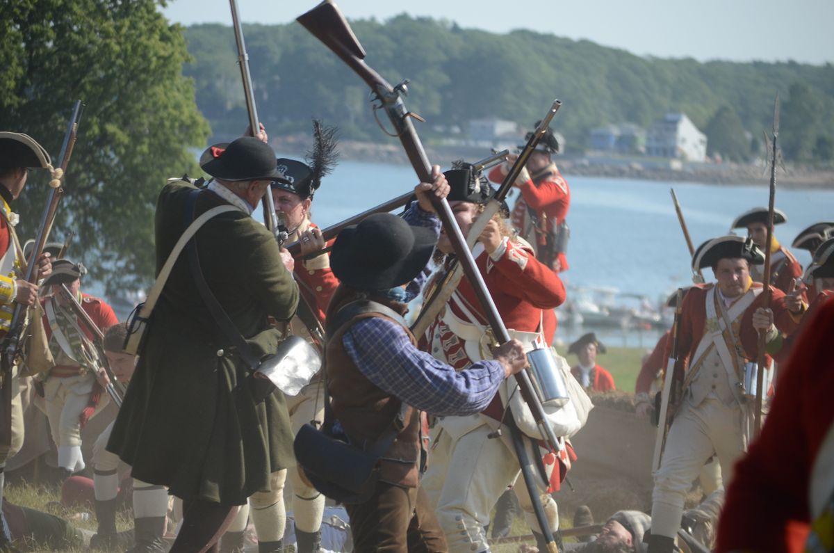 Revolution reenactment