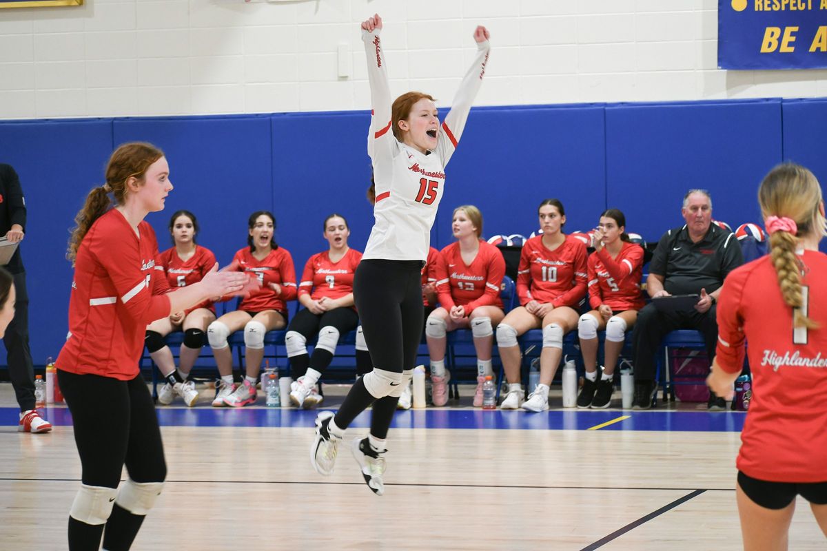 Northwestern tops HVRHS volleyball