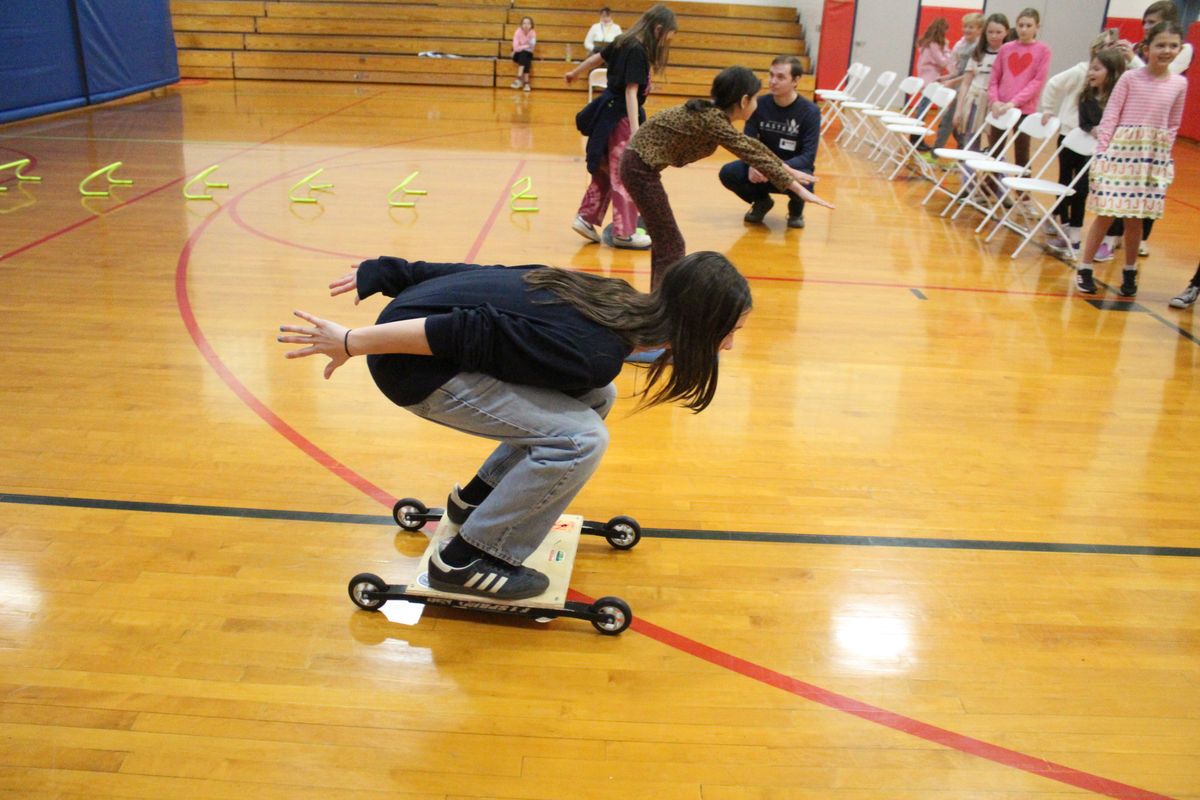 Salisbury students learn ski jumping tips