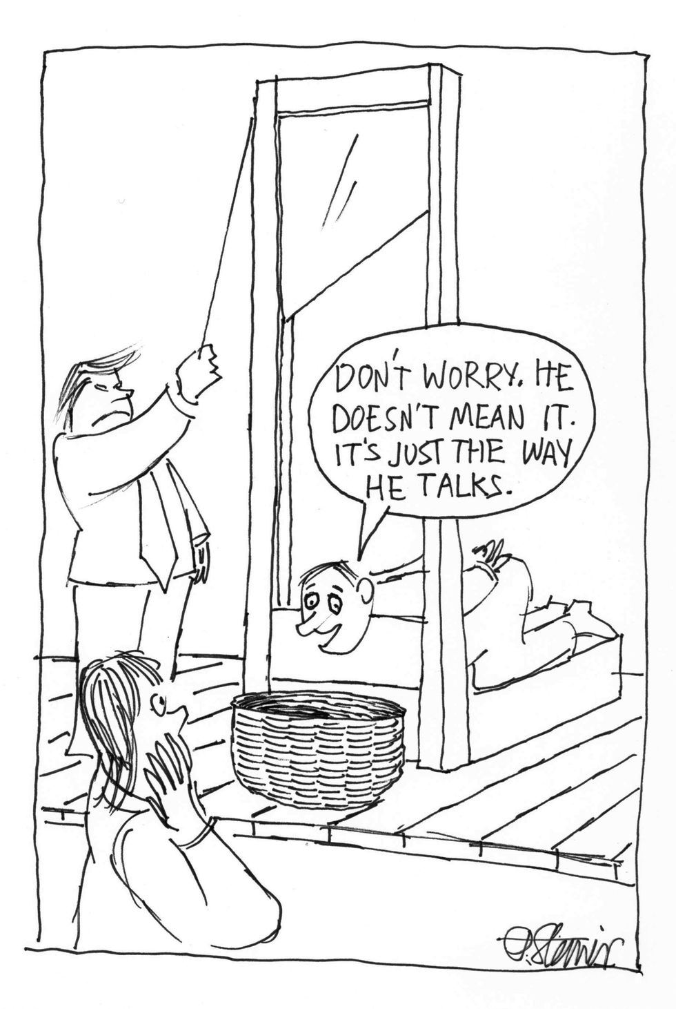 He Doesn't Mean It...