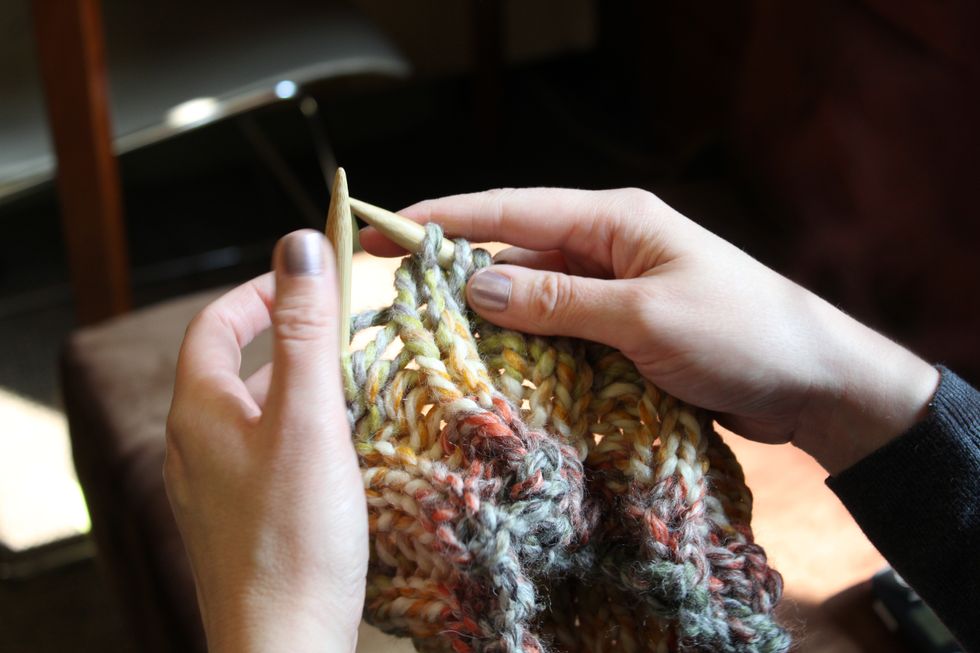 Knitting, And Pearls of Literary Wisdom