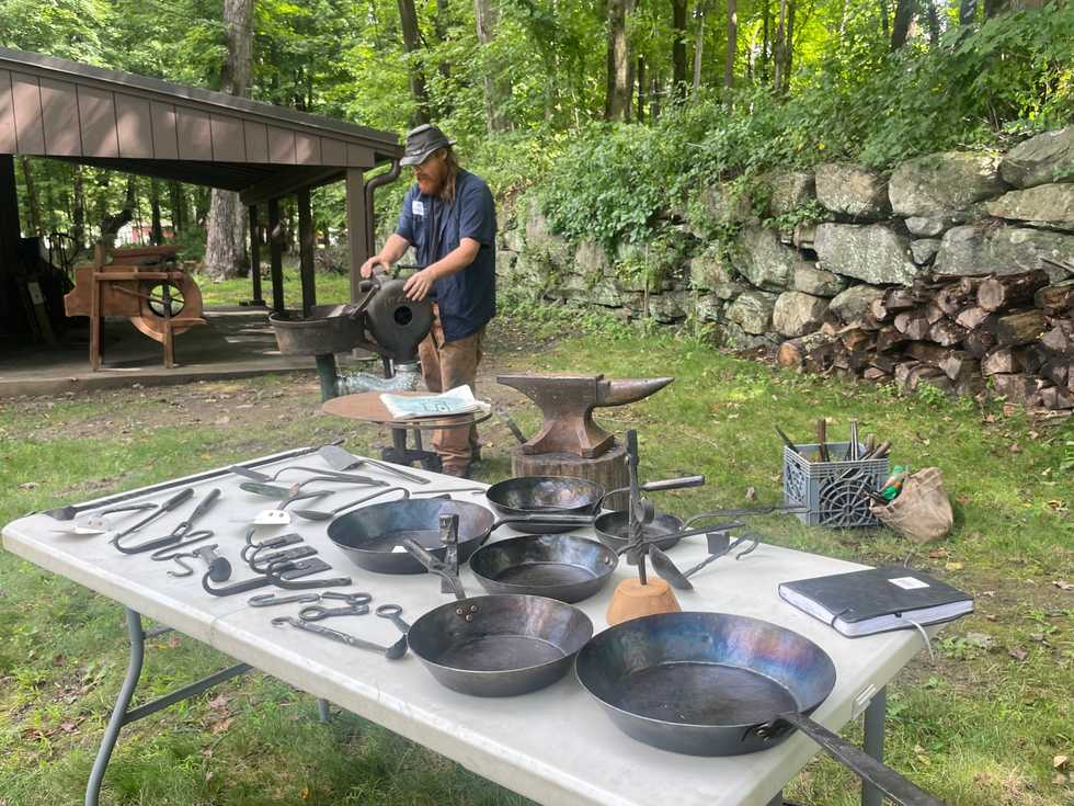 Local blacksmith teaches trade at Kent’s Sloane Museum