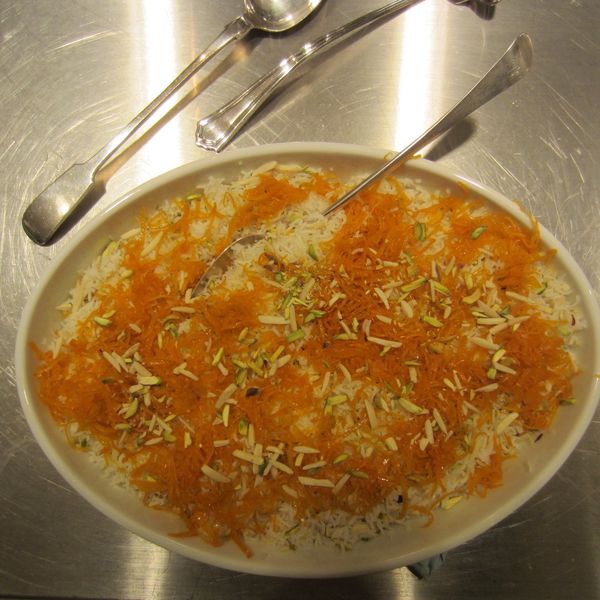 Shirin Polo, a little something different on the side