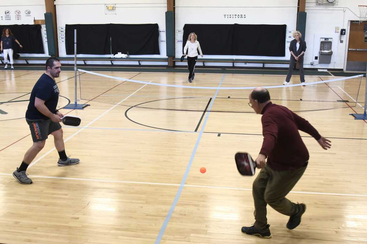 Pickleballing in Kent