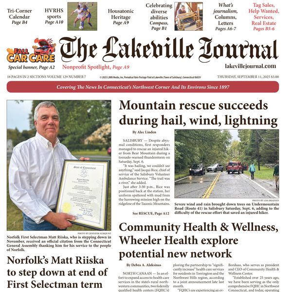 The Lakeville Journal - September 11, 2025
