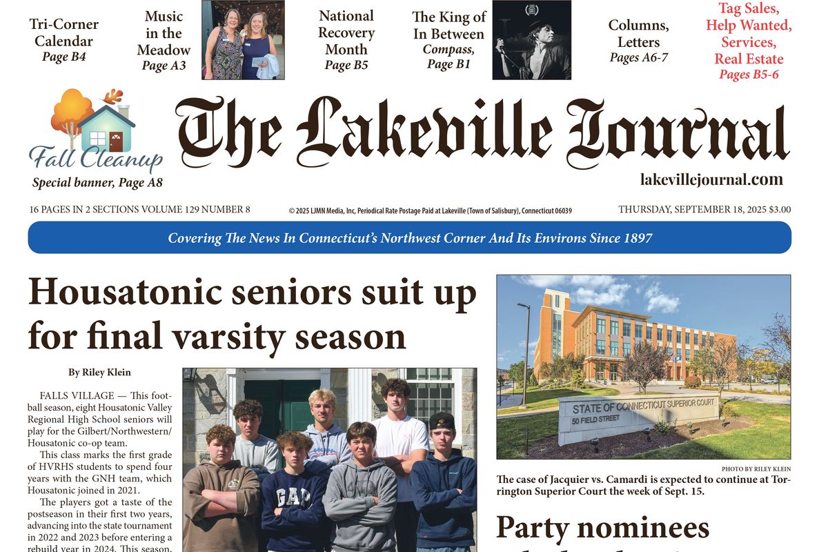 The Lakeville Journal - September 18, 2025