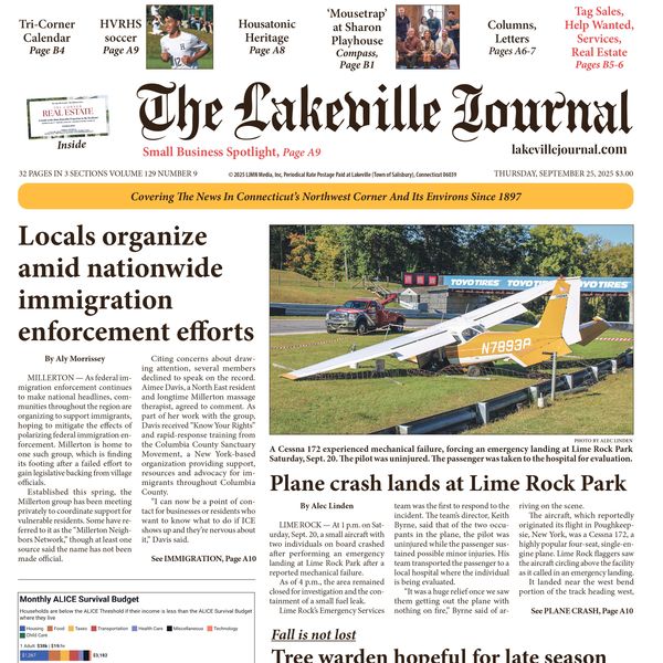The Lakeville Journal - September 25, 2025