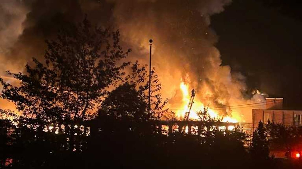 Fire claims old factory in Torrington