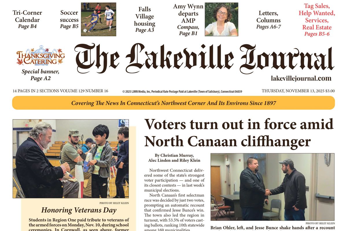 Lakeville Journal - November 13, 2025