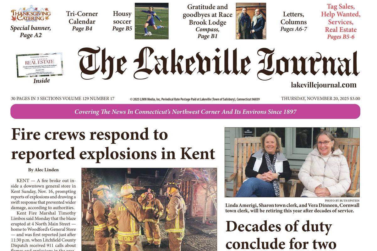 The Lakeville Journal - November 20, 2025