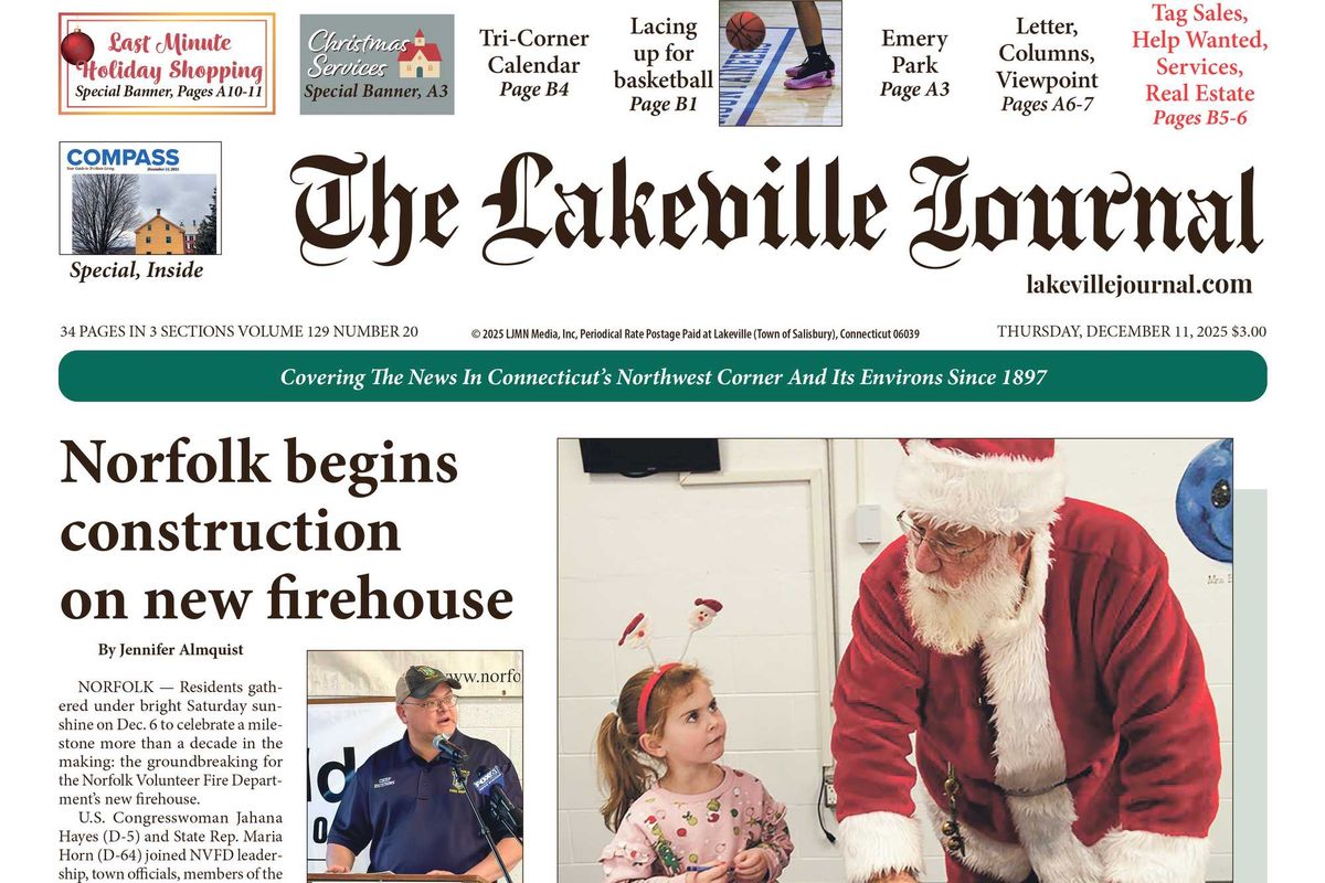 The Lakeville Journal - December 11, 2025