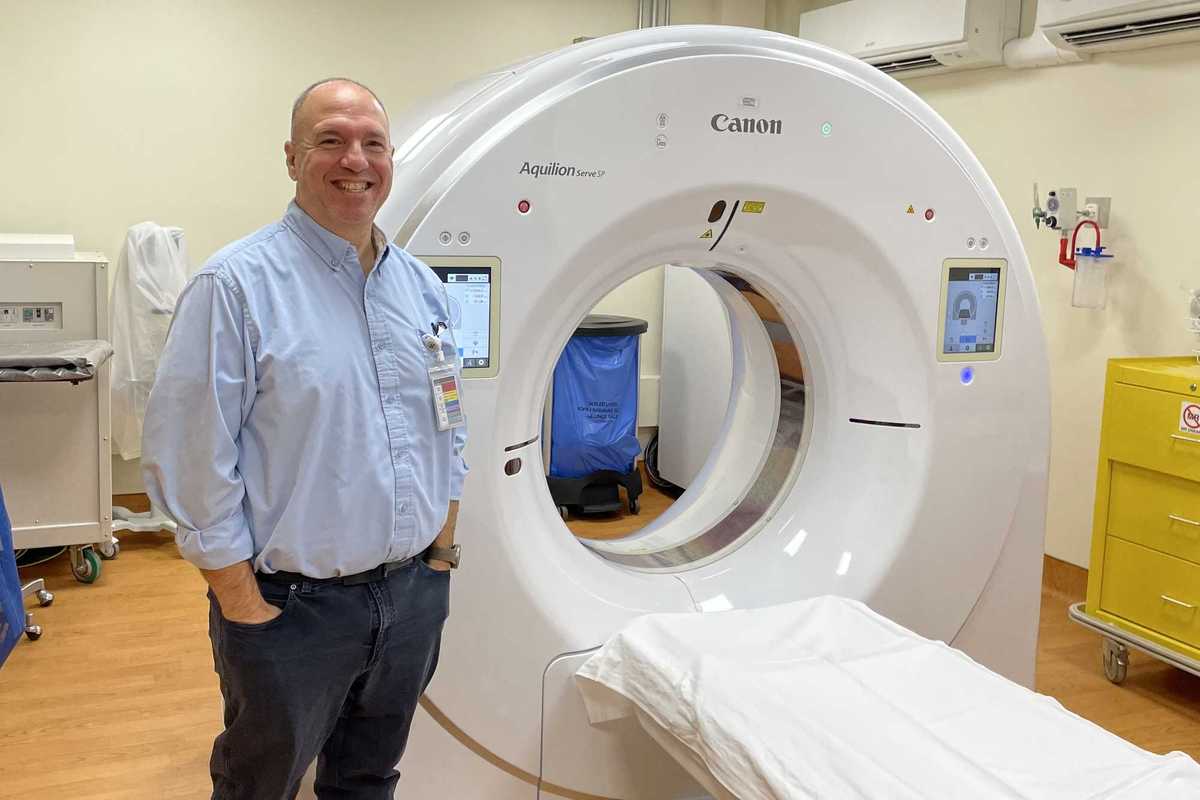 Sharon Hospital installs new CT scanner