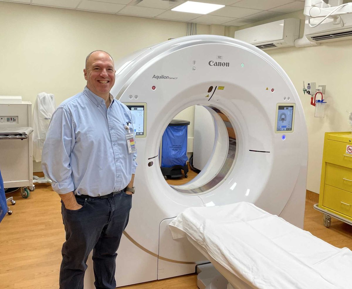 Sharon Hospital installs new CT scanner
