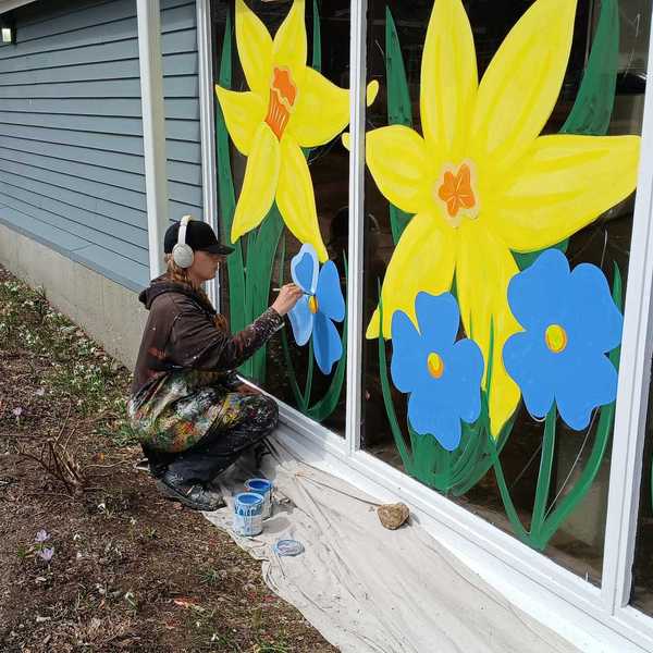 Spring windows at LaBonne’s