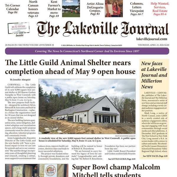 The Lakeville Journal - April 23, 2026