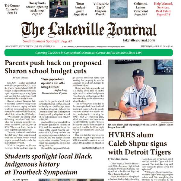 The Lakeville Journal - April 30, 2026