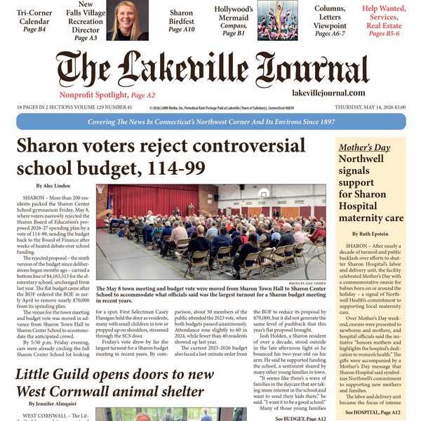 The Lakeville Journal - May 14, 2026