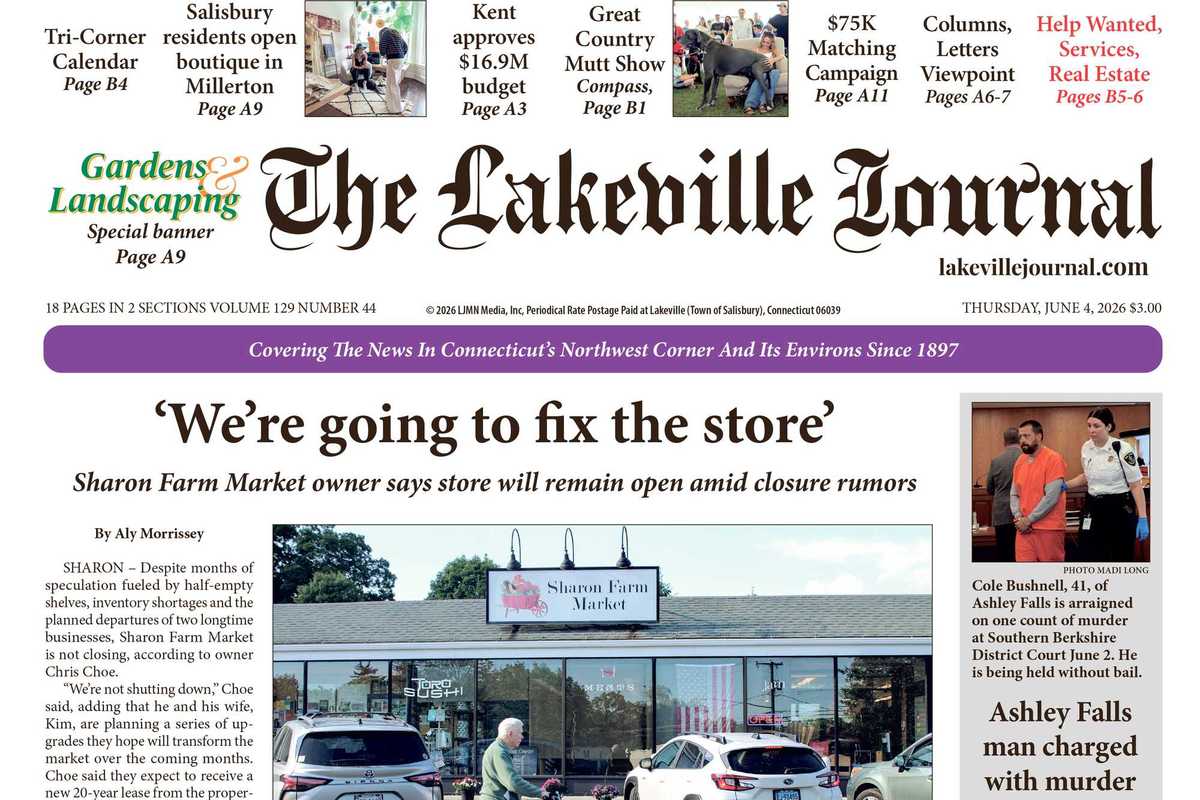 The Lakeville Journal - June 4, 2026
