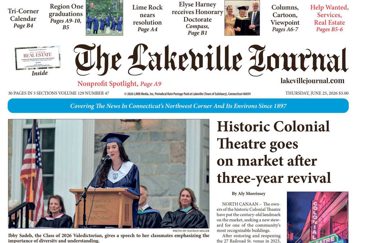 The Lakeville Journal - June 25, 2026
