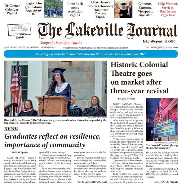 The Lakeville Journal - June 25, 2026