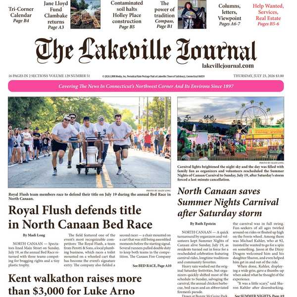 The Lakeville Journal - July 23, 2026