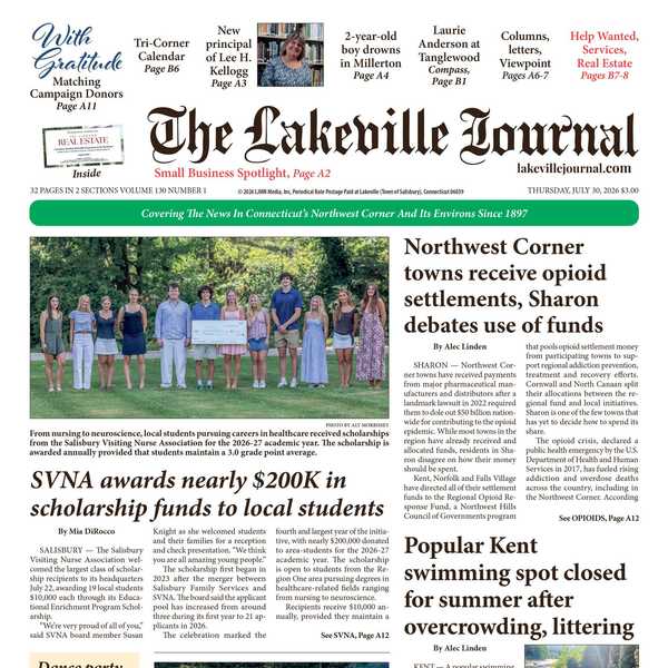 The Lakeville Journal - July 30, 2026