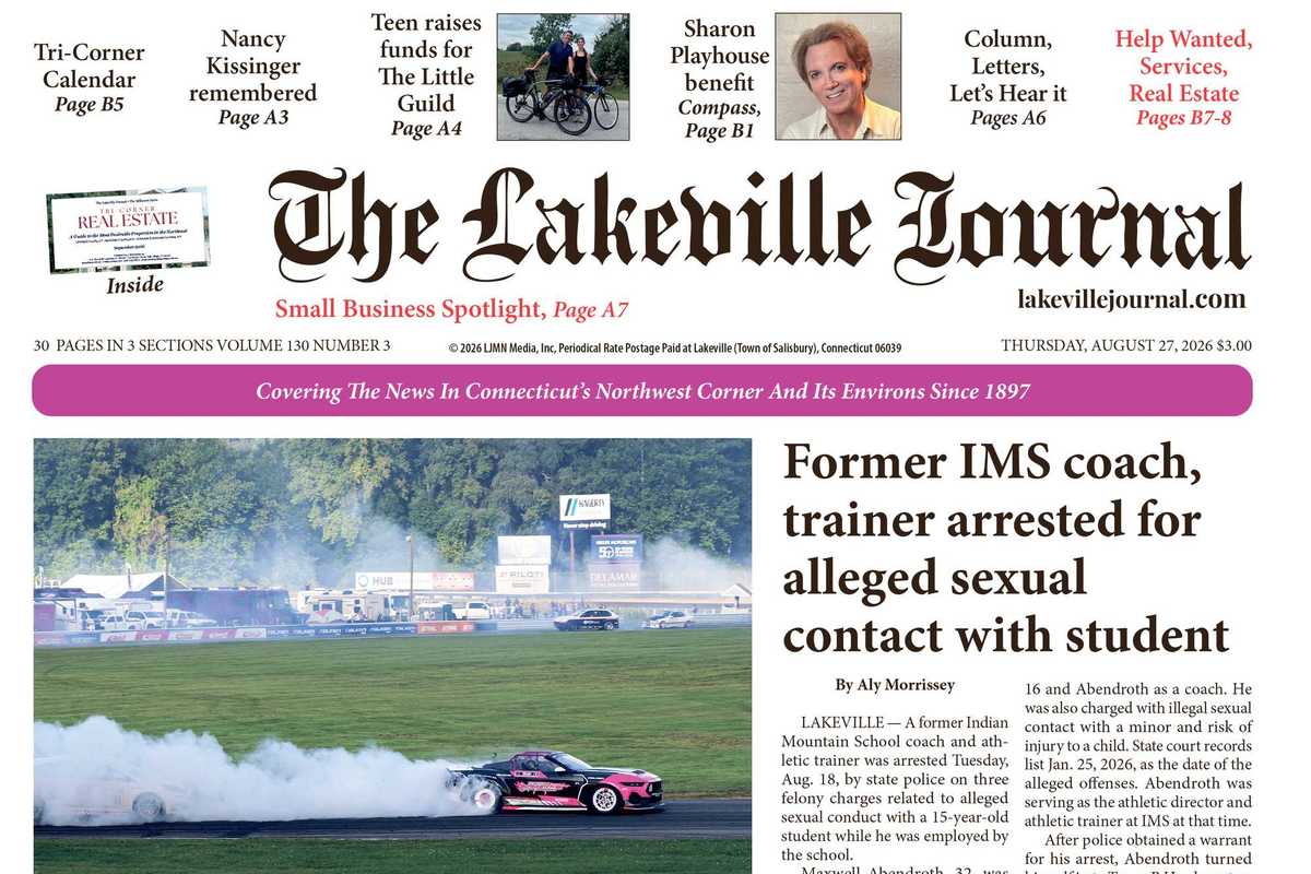 The Lakeville Journal - August 27, 2026