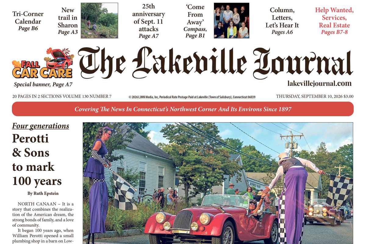 The Lakeville Journal - September 10, 2026
