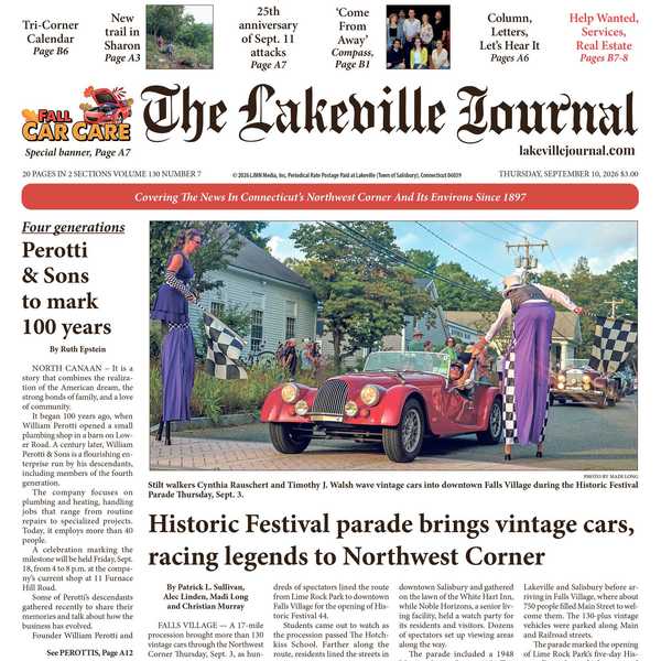 The Lakeville Journal - September 10, 2026