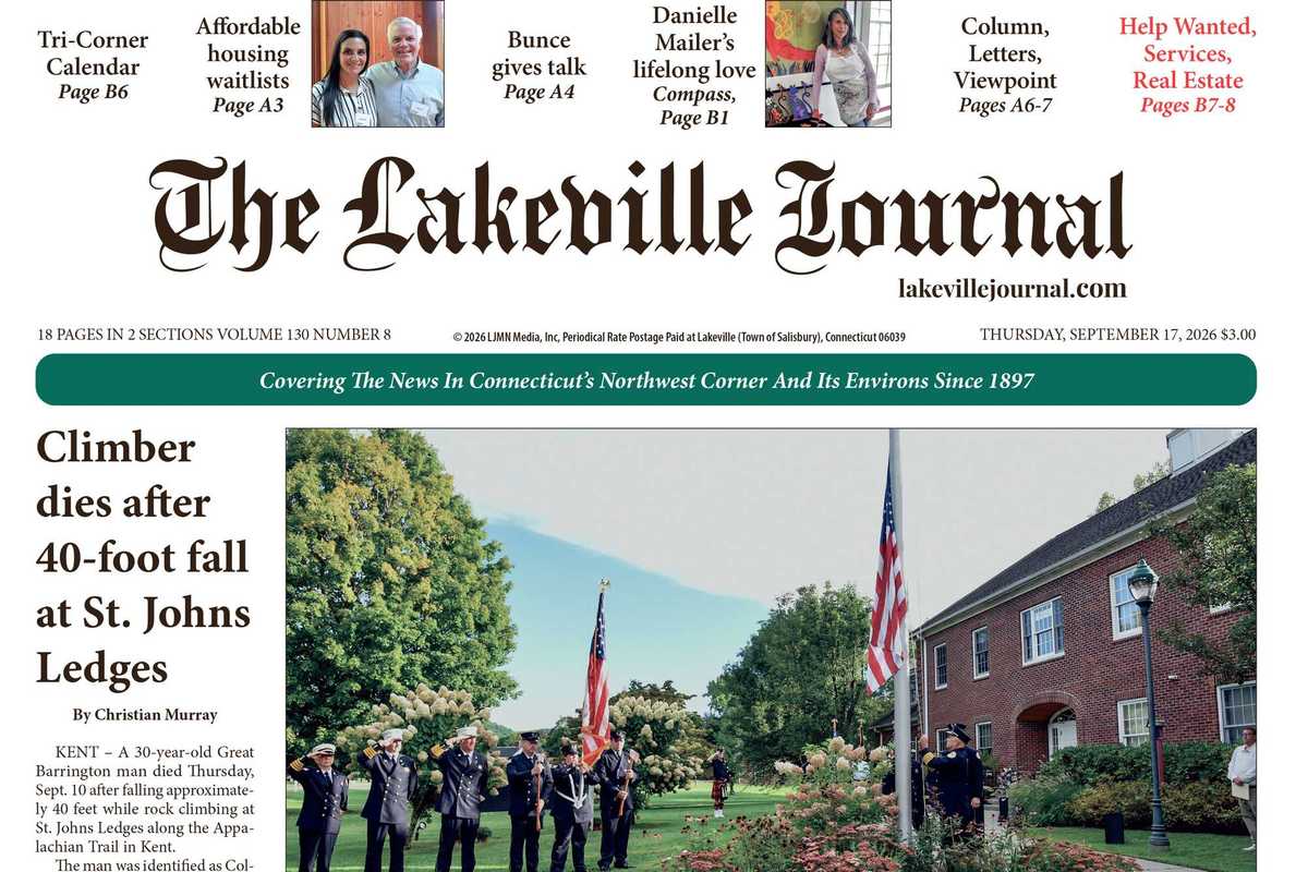 The Lakeville Journal - September 17, 2026