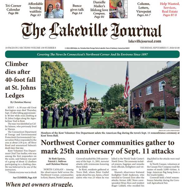 The Lakeville Journal - September 17, 2026