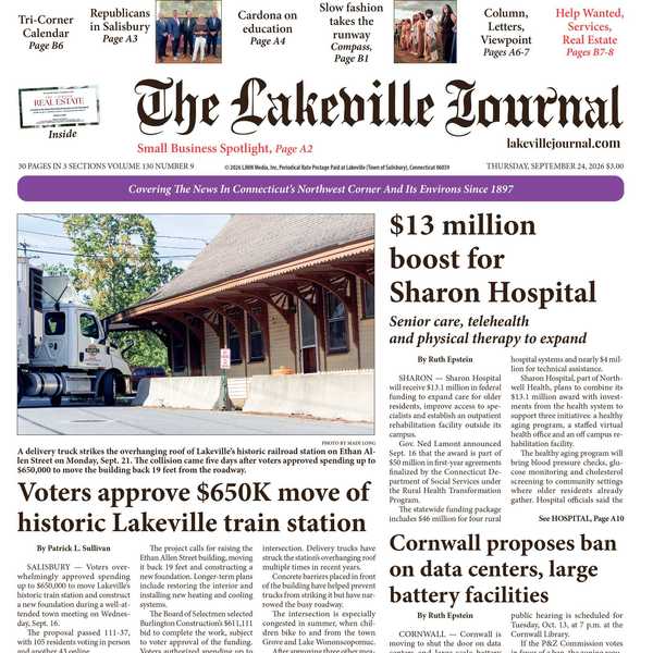The Lakeville Journal - September 24, 2026