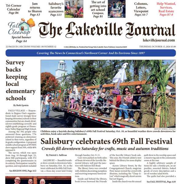 The Lakeville Journal - October 15, 2026