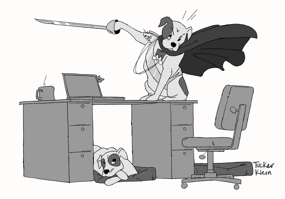 Battle for the bed beneath the boss’s desk