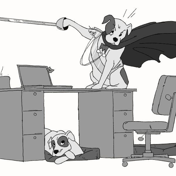 Battle for the bed beneath the boss’s desk