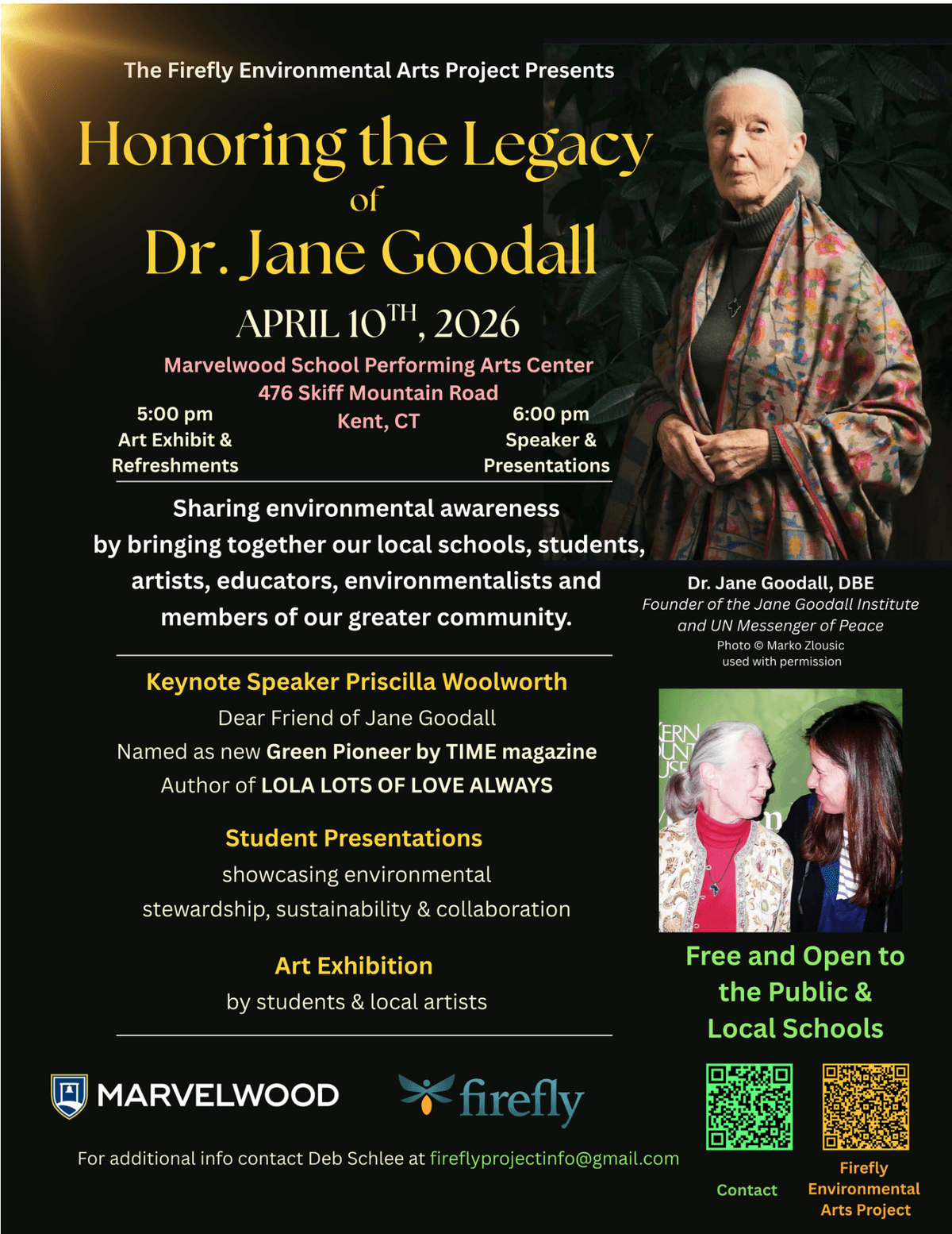 Firefly project to honor Jane Goodall