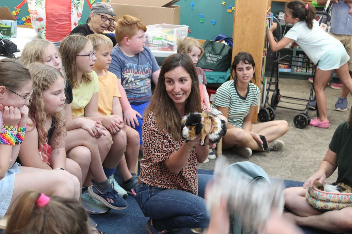 Nonprofit brings furry friends to David M. Hunt Library