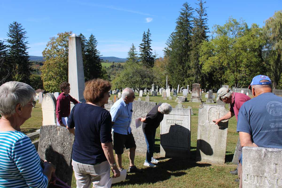 Sharon’s past comes alive on cemetery stroll