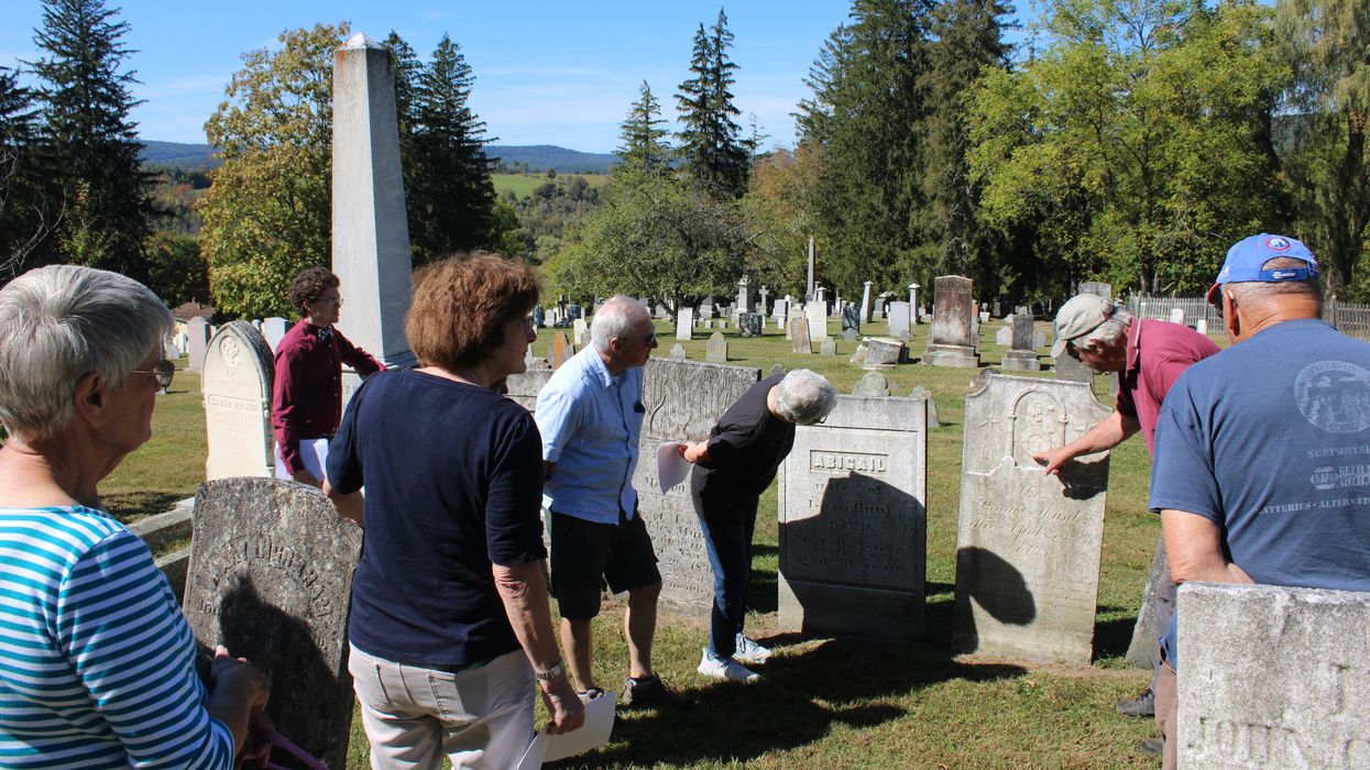 Sharon’s past comes alive on cemetery stroll