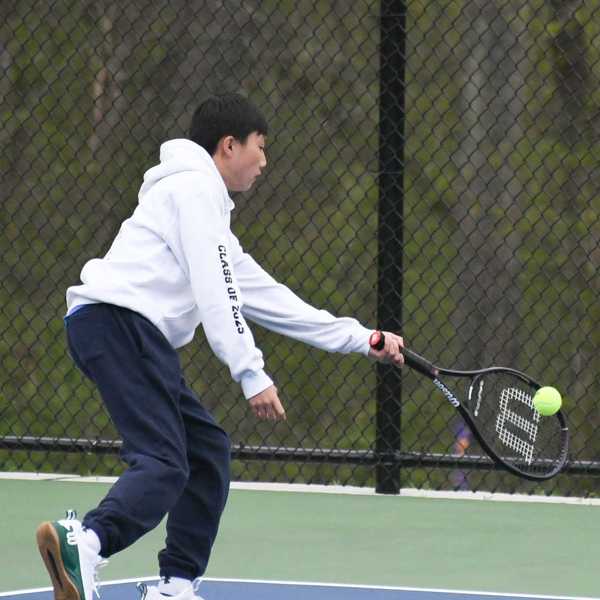 Boys tennis team takes down East Granby/Canton
